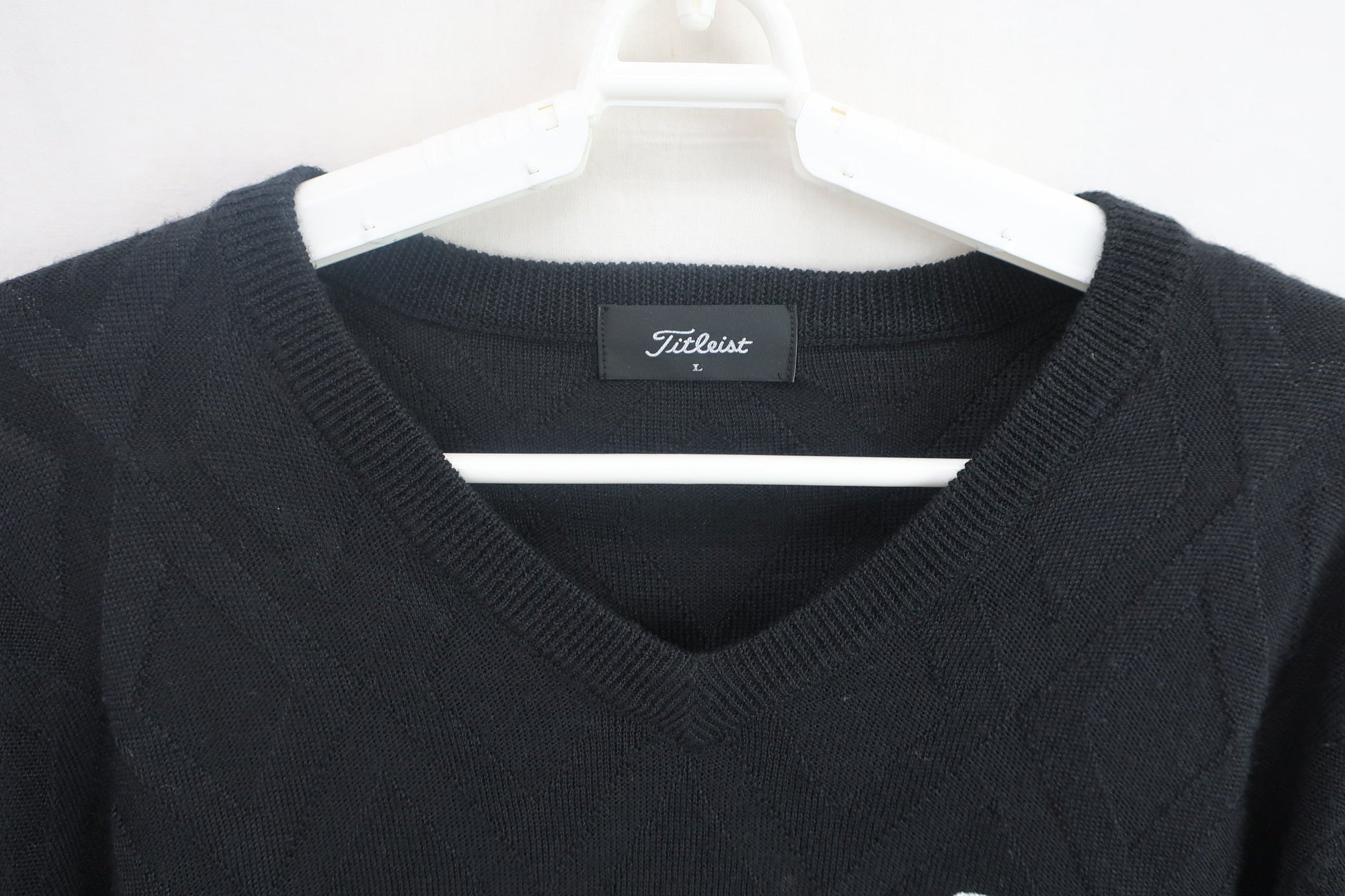 Titleist(タイトリスト) Vネックセーター 黒 メンズ L C-2