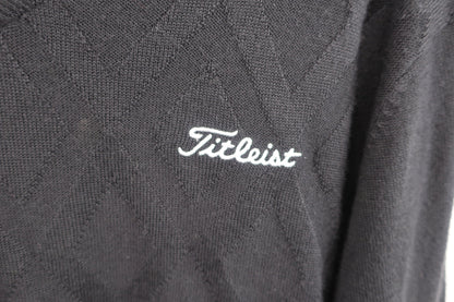 Titleist(タイトリスト) Vネックセーター 黒 メンズ L C-3
