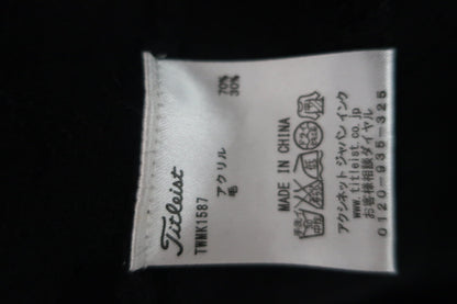 Titleist(タイトリスト) Vネックセーター 黒 メンズ L C-9