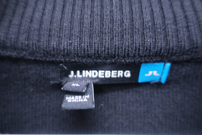 J.LINDEBERG(ジェイ リンドバーグ) ハーフジップセーター 黒 メンズ XL A-2