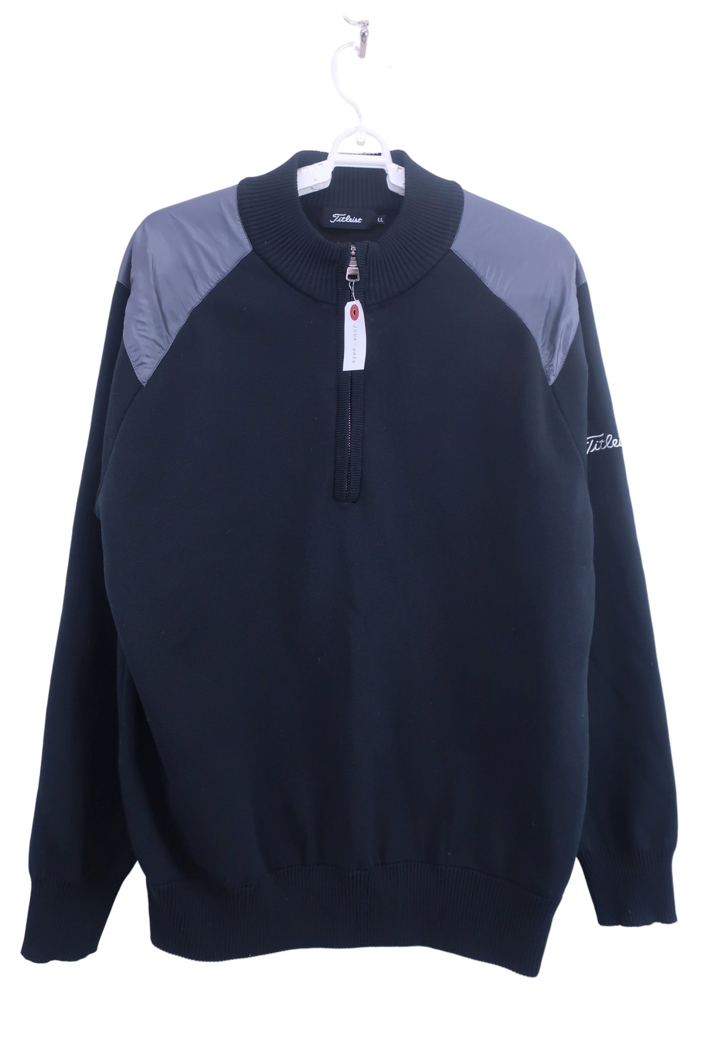 Titleist(タイトリスト) ハーフジップニットセーター 黒 メンズ LL A-1