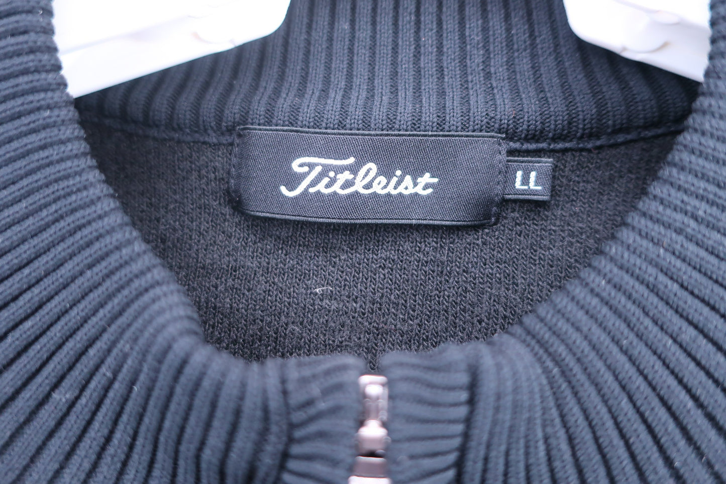 Titleist(タイトリスト) ハーフジップニットセーター 黒 メンズ LL A-2