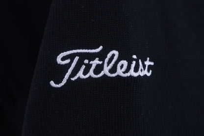 Titleist(タイトリスト) ハーフジップニットセーター 黒 メンズ LL A-4