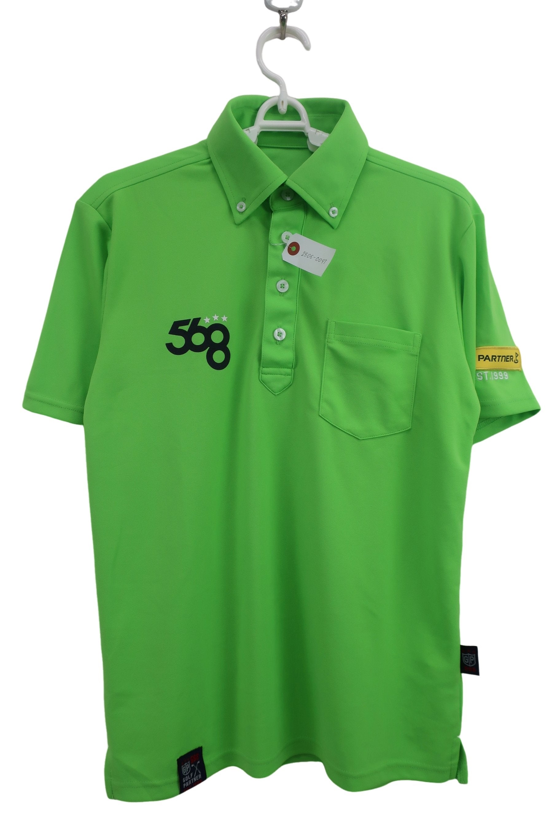 GOLF Partner(ゴルフパートナー) 半袖ポロシャツ 黄緑 メンズ S A-1