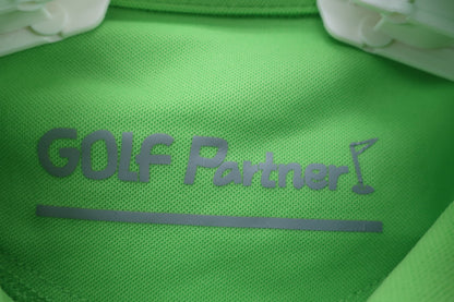 GOLF Partner(ゴルフパートナー) 半袖ポロシャツ 黄緑 メンズ S A-3