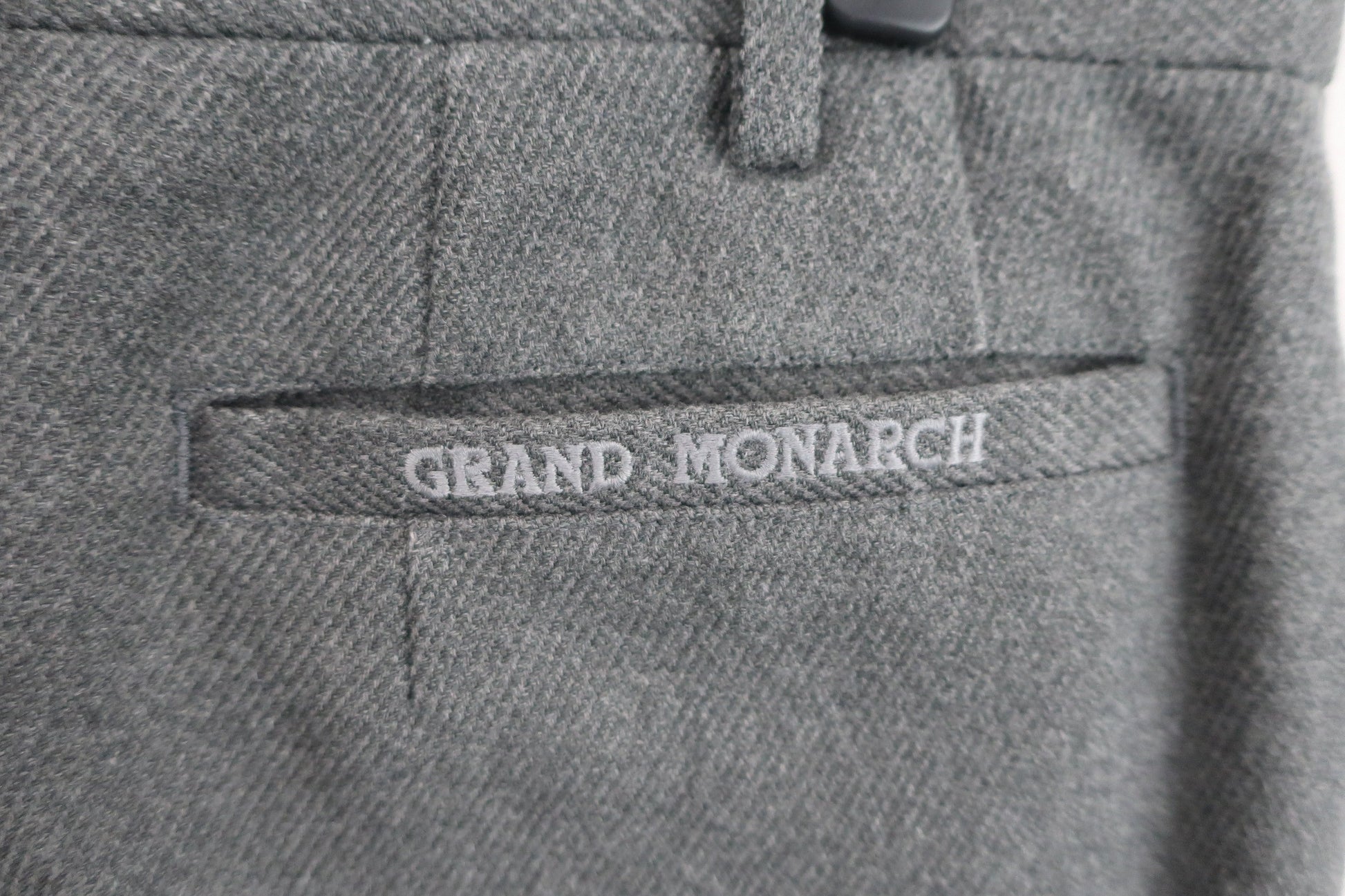 GRAND MONARCH(グランドモナーク) パンツ グレー メンズ B-4