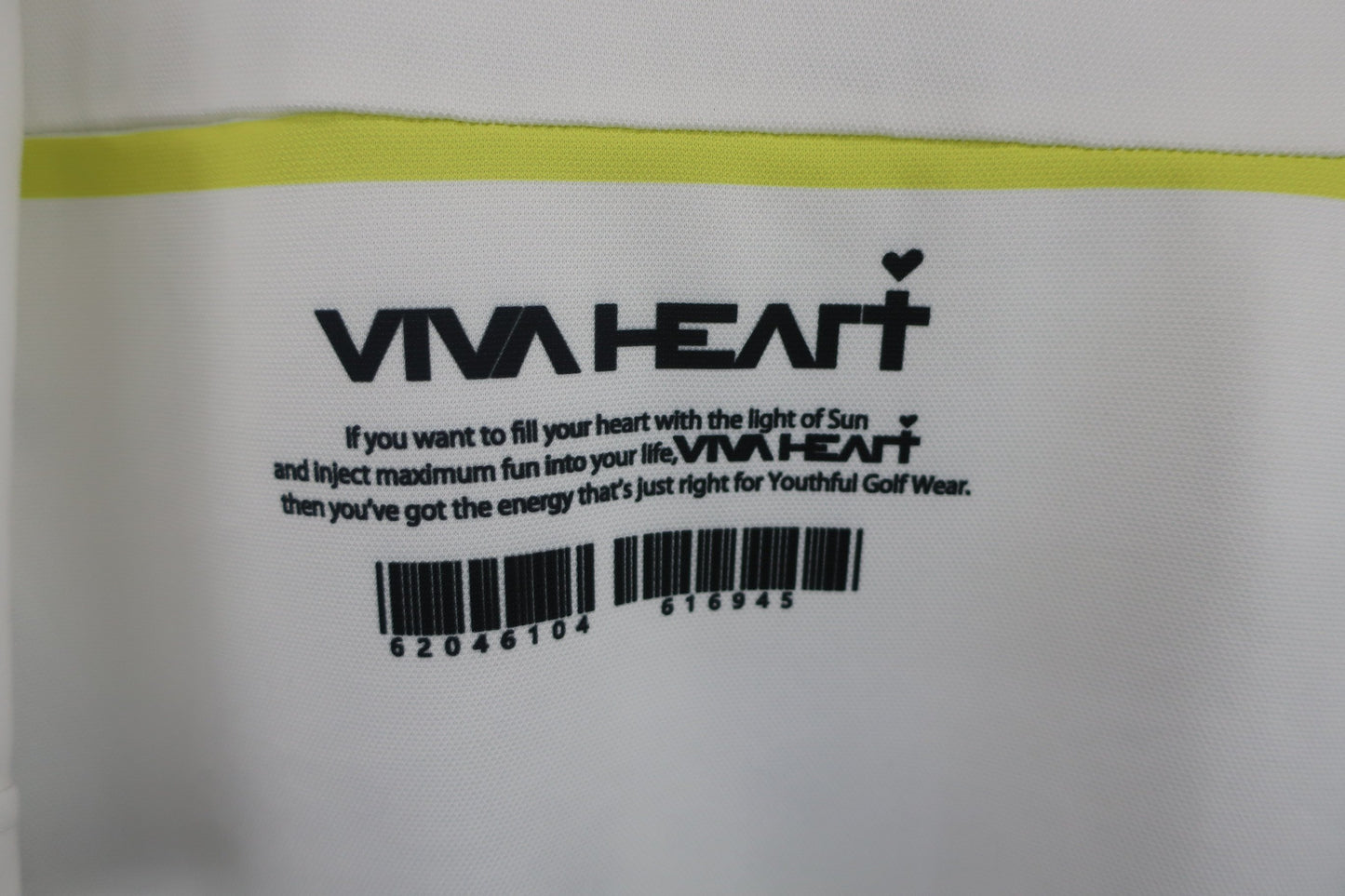 VIVA HEART(ビバハート) 半袖モックネックシャツ 白青系 メンズ 50 A-3