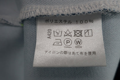 VIVA HEART(ビバハート) 半袖モックネックシャツ 白青系 メンズ 50 A-6