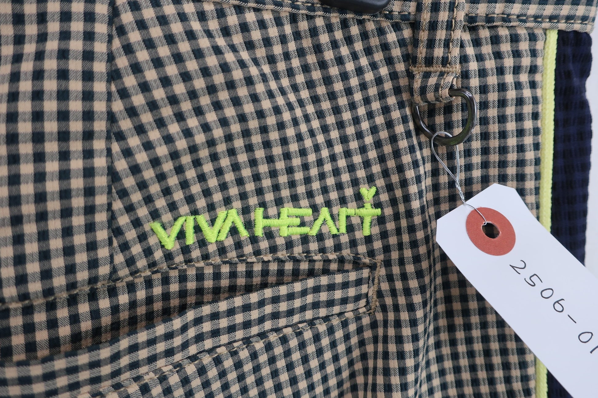VIVA HEART(ビバハート) パンツ ベージュチェック メンズ 82 A-5