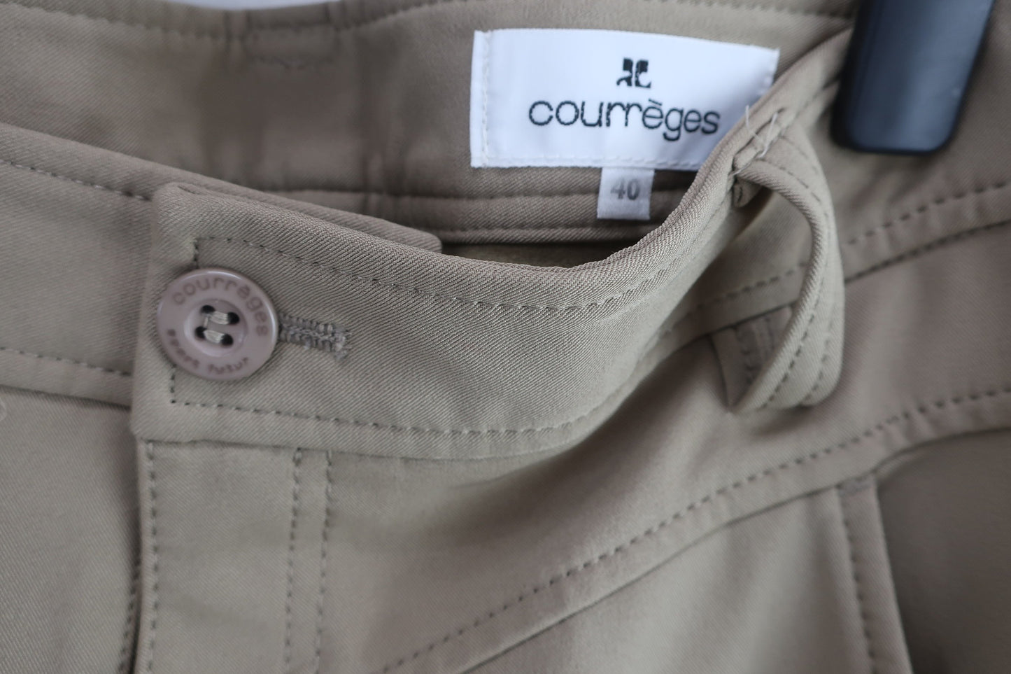 Courreges(クレージュ) パンツ ベージュ レディース 40 B-2