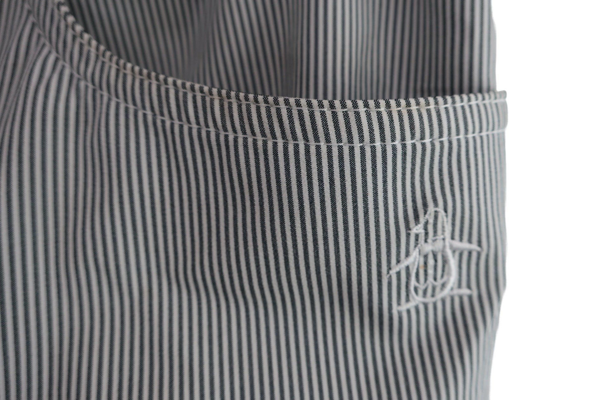 Munsingwear(マンシングウェア) パンツ 白グレーストライプ レディース 9 A-2