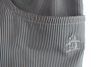 Munsingwear(マンシングウェア) パンツ 白グレーストライプ レディース 9 A-2