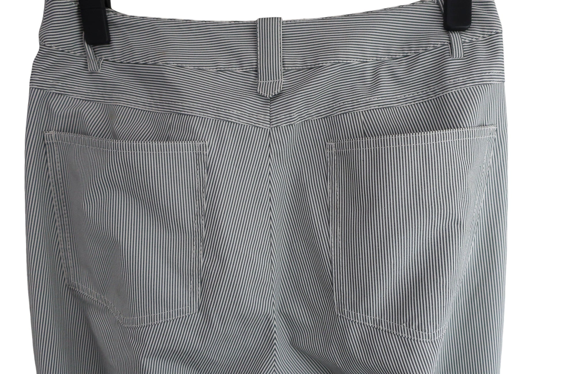 Munsingwear(マンシングウェア) パンツ 白グレーストライプ レディース 9 A-5