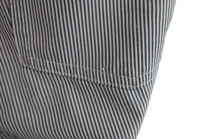 Munsingwear(マンシングウェア) パンツ 白グレーストライプ レディース 9 A-6