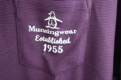 Munsingwear(マンシングウェア) 長袖ポロシャツ 紫 メンズ M B-2