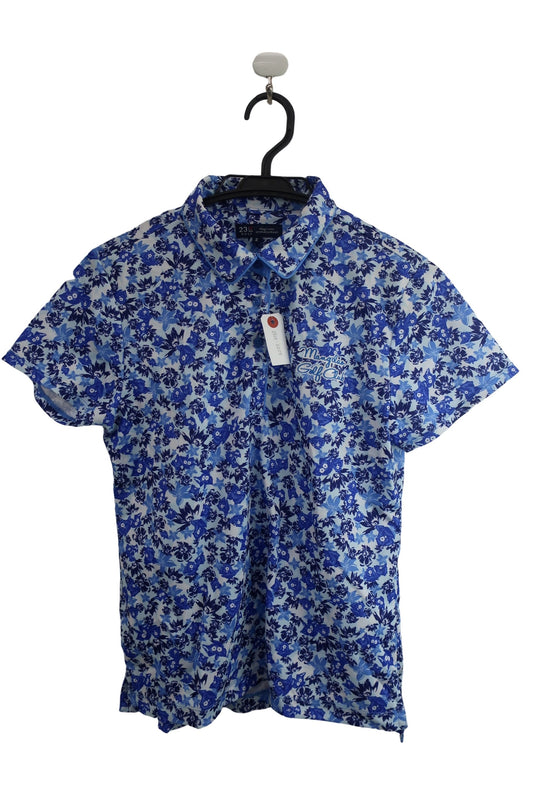 23区 GOLF(23区ゴルフ) ポロシャツ 青花総柄 レディース 2 A-1