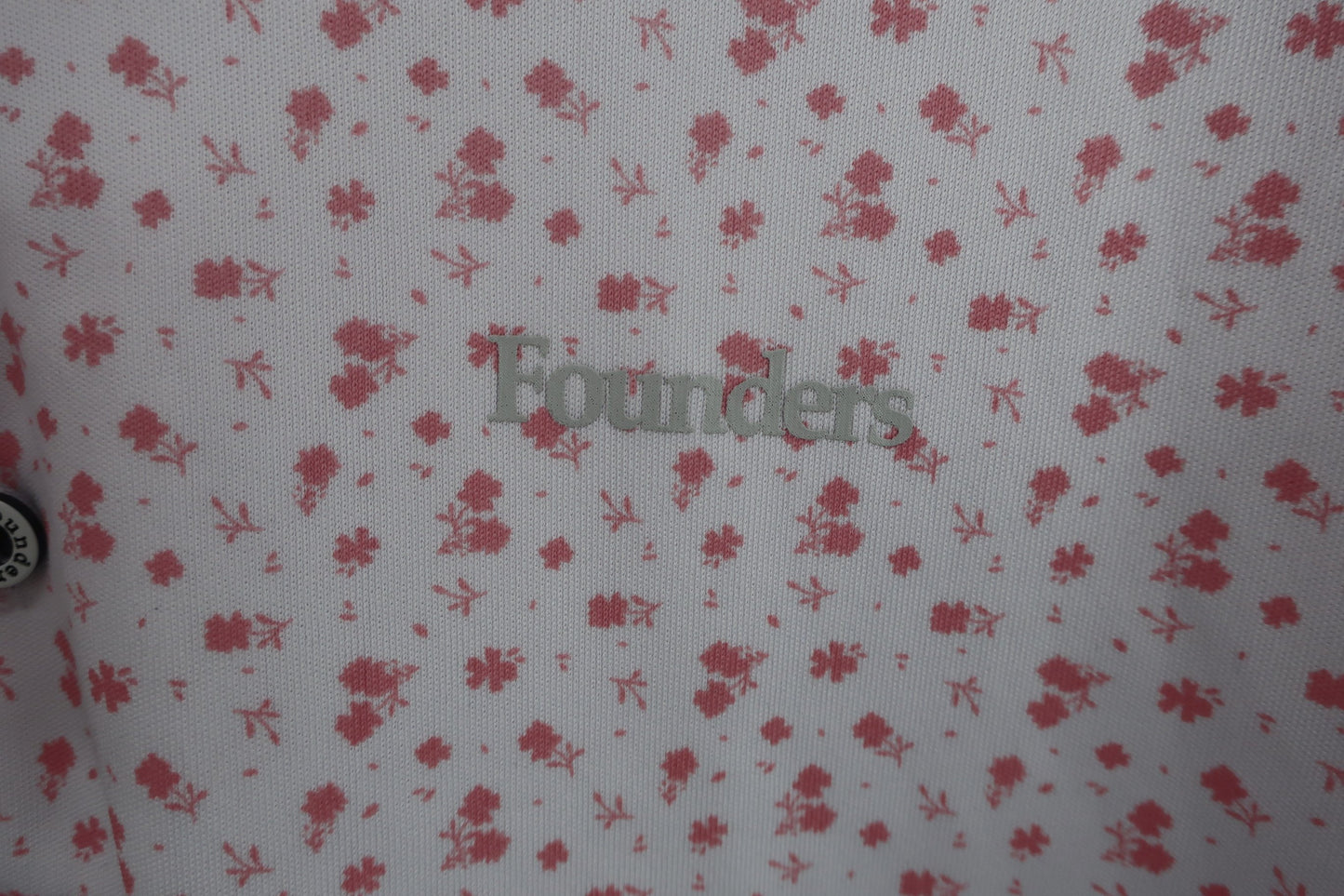 Founders Club(ファウンダース) ポロシャツ 白ピンク メンズ LL B-2