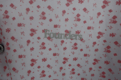 Founders Club(ファウンダース) ポロシャツ 白ピンク メンズ LL B-2