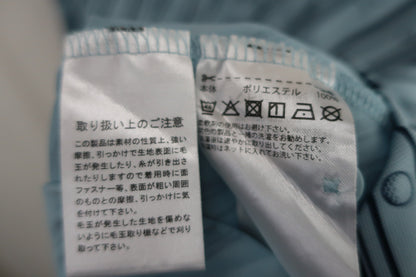 adidas(アディダス) ポロシャツ 水色総柄 メンズ O B-6