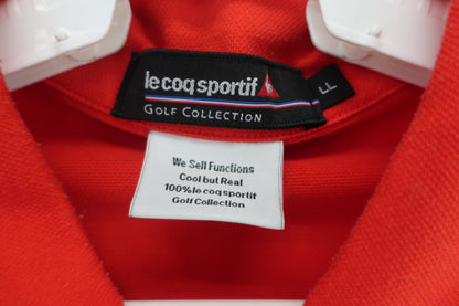 le coq sportif(ルコックスポルティフ) ポロシャツ オレンジ メンズ LL B-3