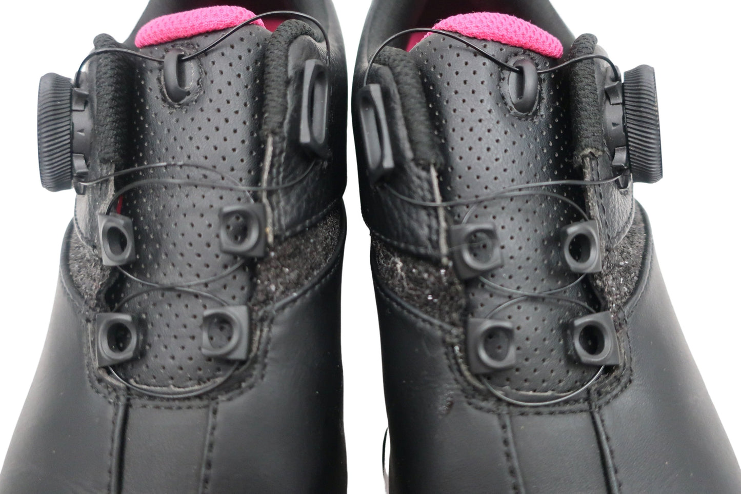 BRIDGESTONE GOLF(ブリヂストンゴルフ) ダイヤル式スパイクレスゴルフシューズ 黒ピンク レディース 22.5cm SHG010 A-5