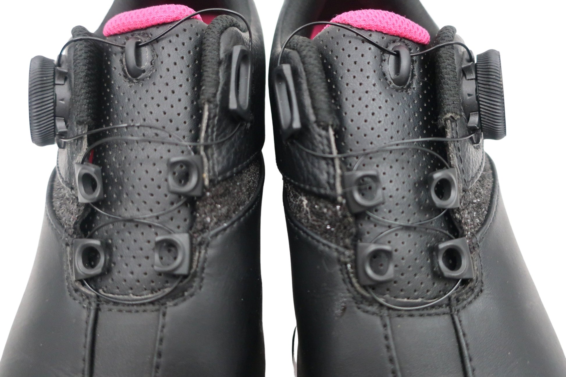 BRIDGESTONE GOLF(ブリヂストンゴルフ) ダイヤル式スパイクレスゴルフシューズ 黒ピンク レディース 22.5cm SHG010 A-5