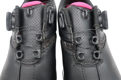 BRIDGESTONE GOLF(ブリヂストンゴルフ) ダイヤル式スパイクレスゴルフシューズ 黒ピンク レディース 22.5cm SHG010 A-5