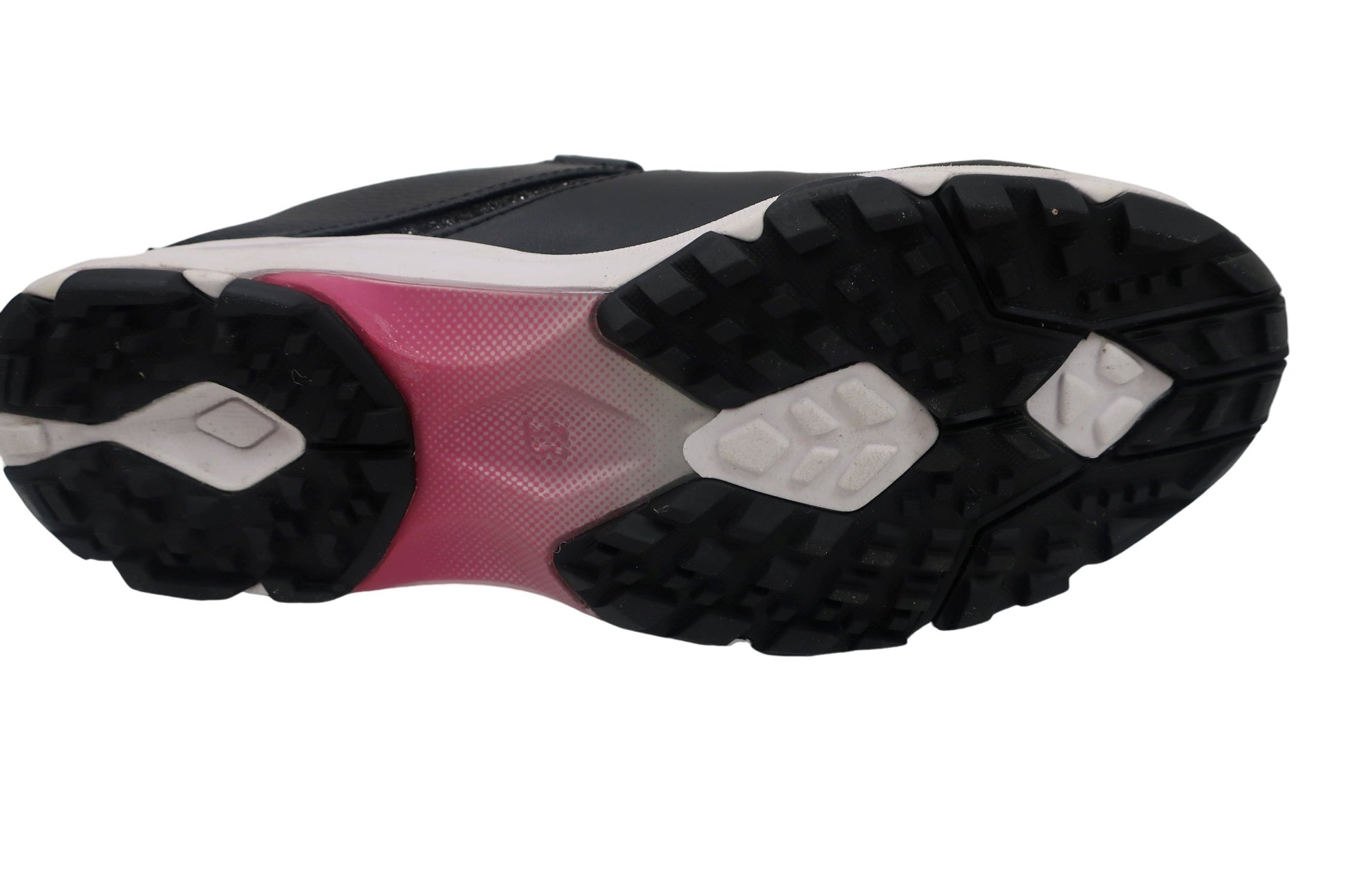 BRIDGESTONE GOLF(ブリヂストンゴルフ) ダイヤル式スパイクレスゴルフシューズ 黒ピンク レディース 22.5cm SHG010 A-9