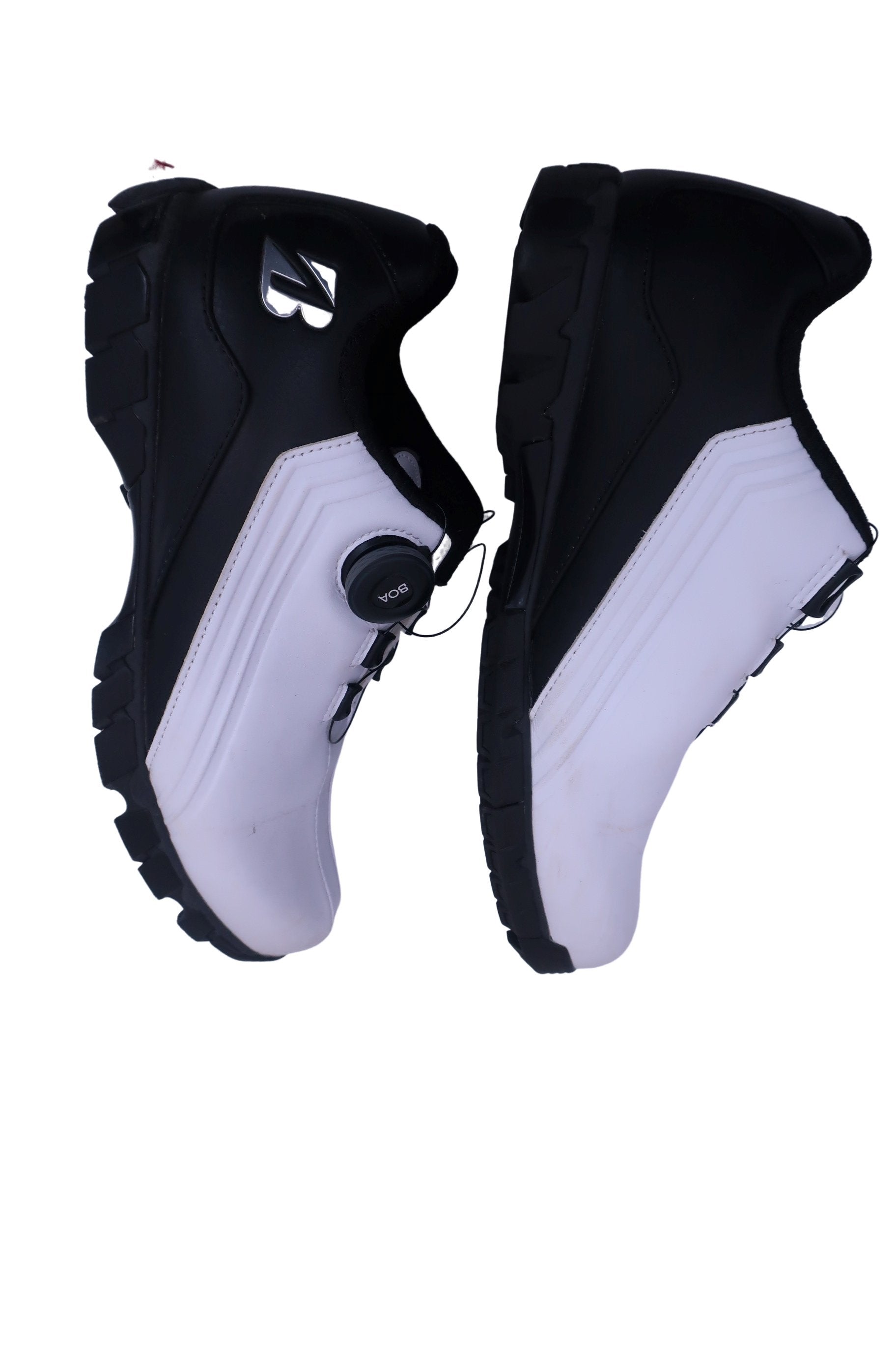 BRIDGESTONE GOLF(ブリヂストンゴルフ) ダイヤル式スパイクレスゴルフシューズ 白黒 メンズ 26.5cm SHG380 A-3