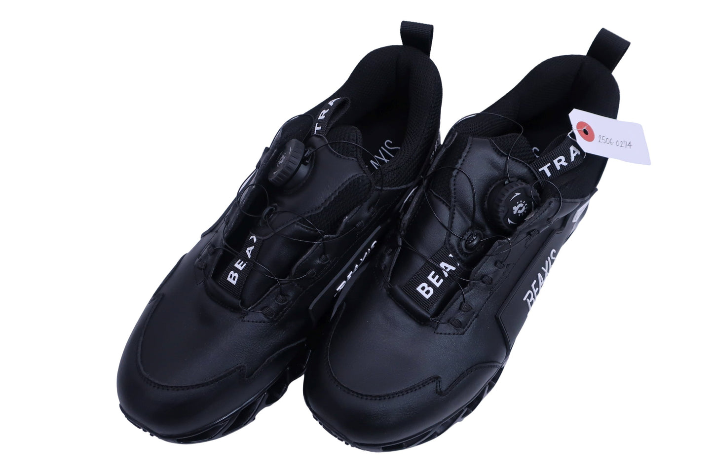 BEAXIS ダイヤル式スパイクレスゴルフシューズ 黒 メンズ 26.5cm バランスコアターフ S-1