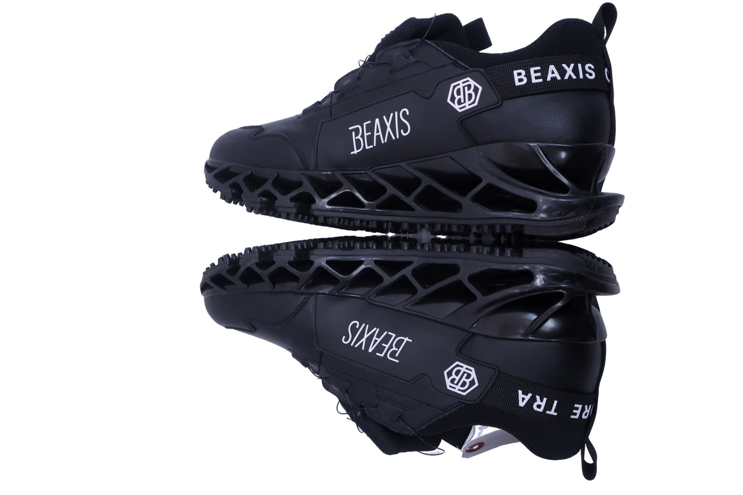 BEAXIS ダイヤル式スパイクレスゴルフシューズ 黒 メンズ 26.5cm バランスコアターフ S-4