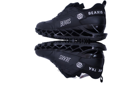 BEAXIS ダイヤル式スパイクレスゴルフシューズ 黒 メンズ 26.5cm バランスコアターフ S-4