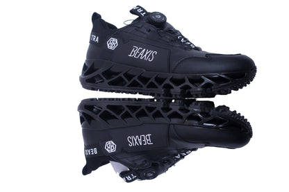 BEAXIS ダイヤル式スパイクレスゴルフシューズ 黒 メンズ 26.5cm バランスコアターフ S-5