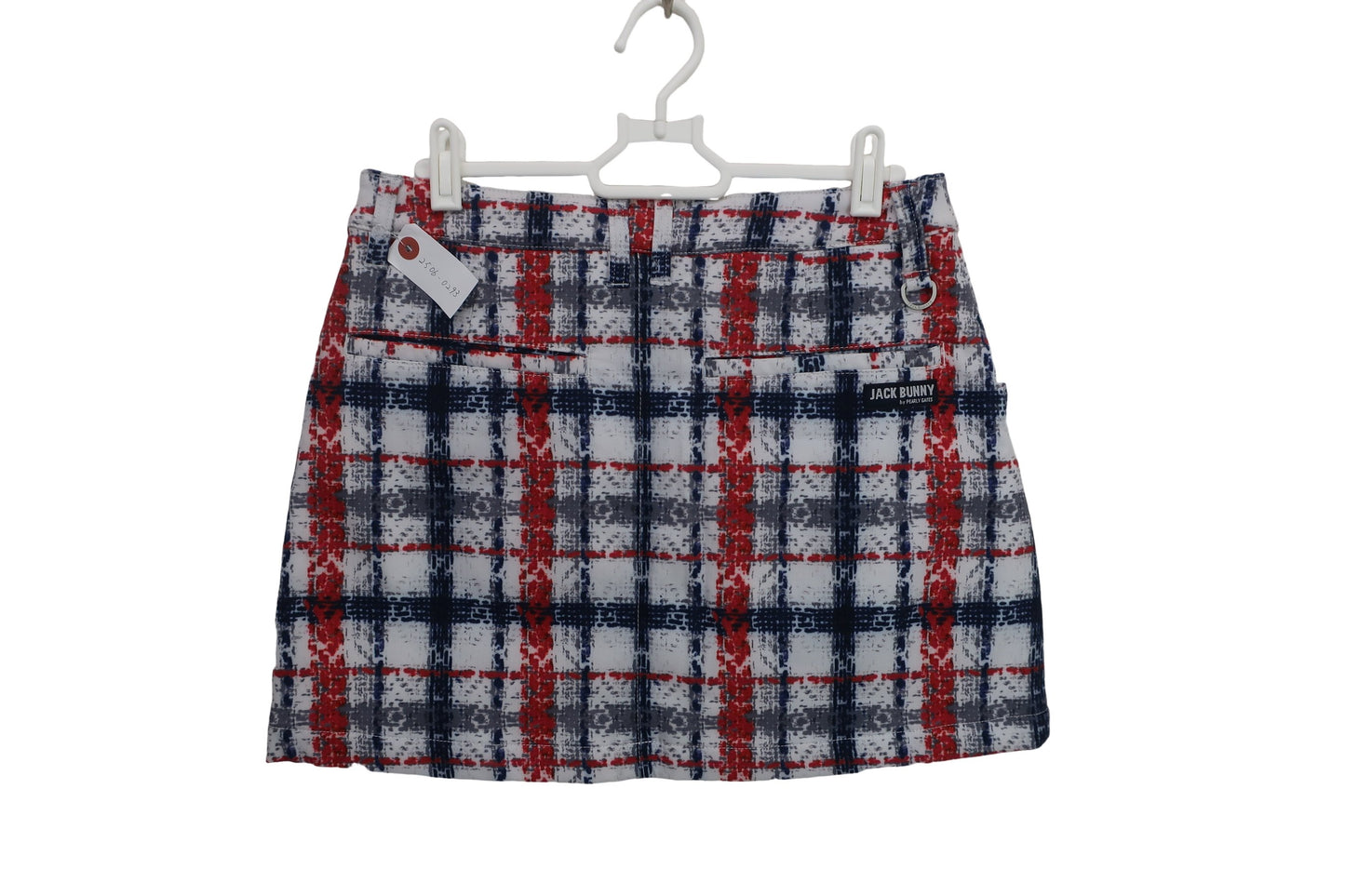 Jack Bunny(ジャックバニー) 中綿スカート 白青赤チェック レディース 2 263-7234038 S-3