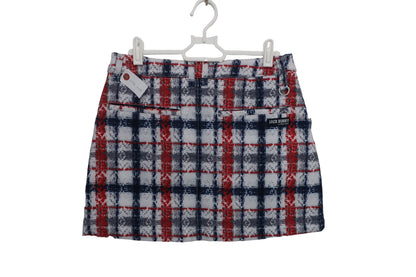 Jack Bunny(ジャックバニー) 中綿スカート 白青赤チェック レディース 2 263-7234038 S-3