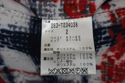 Jack Bunny(ジャックバニー) 中綿スカート 白青赤チェック レディース 2 263-7234038 S-6