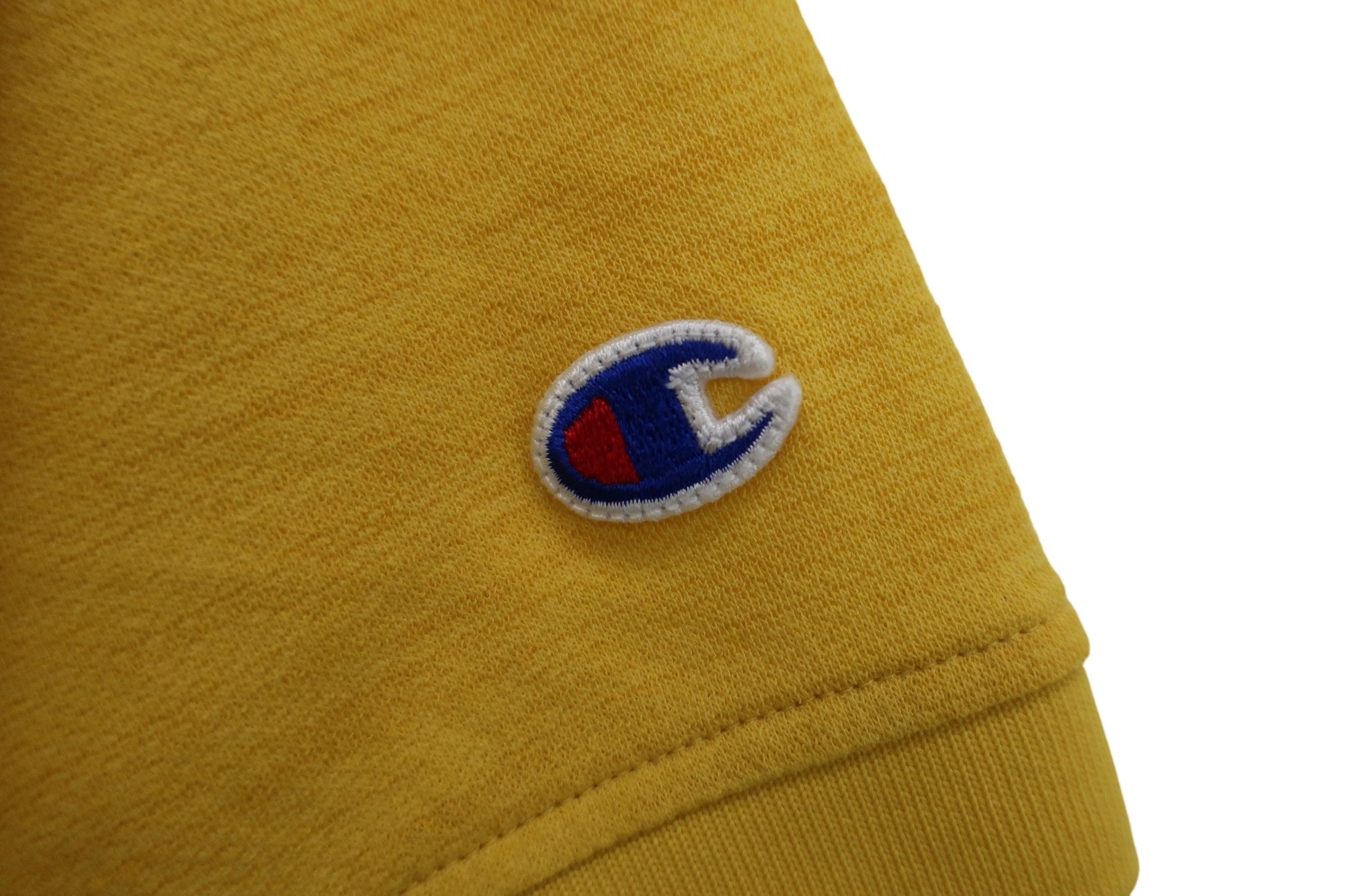 Champion(チャンピオン) 半袖モックネックシャツ 黄色 レディース LARGE A-2