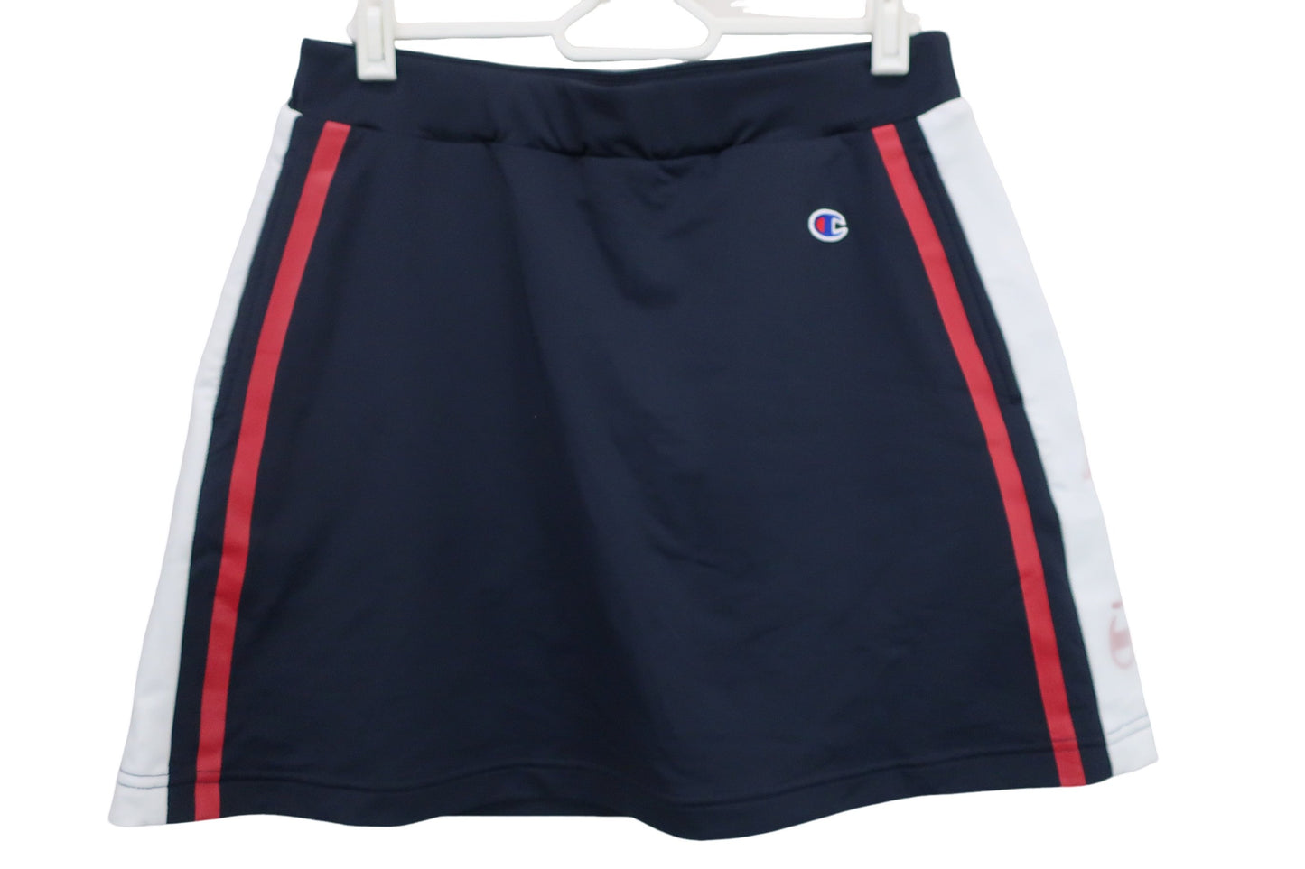 Champion(チャンピオン) パンツ一体型スカート ネイビー白 レディース LARGE A-1