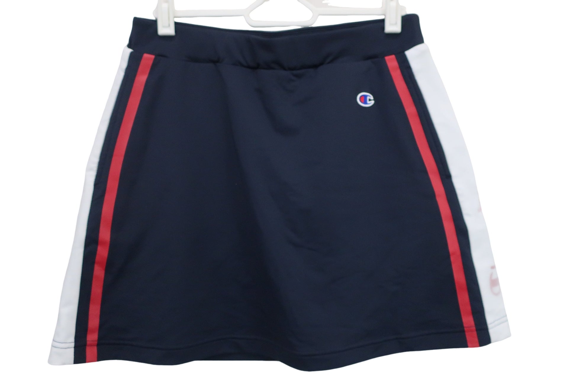 Champion(チャンピオン) パンツ一体型スカート ネイビー白 レディース LARGE A-1