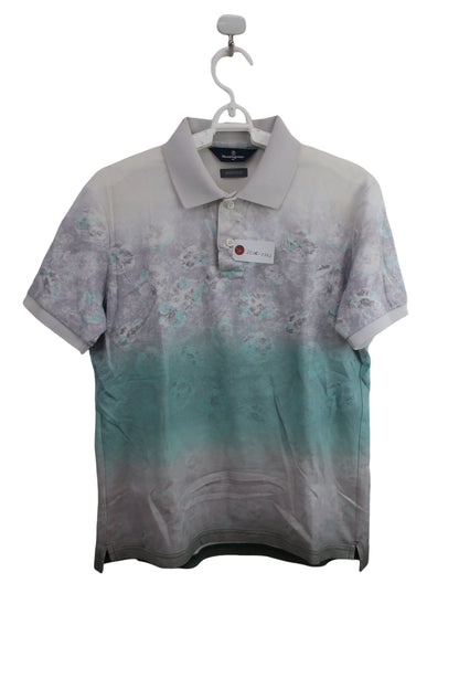 Munsingwear(マンシングウェア) ポロシャツ 紫水色総柄 メンズ M B-1