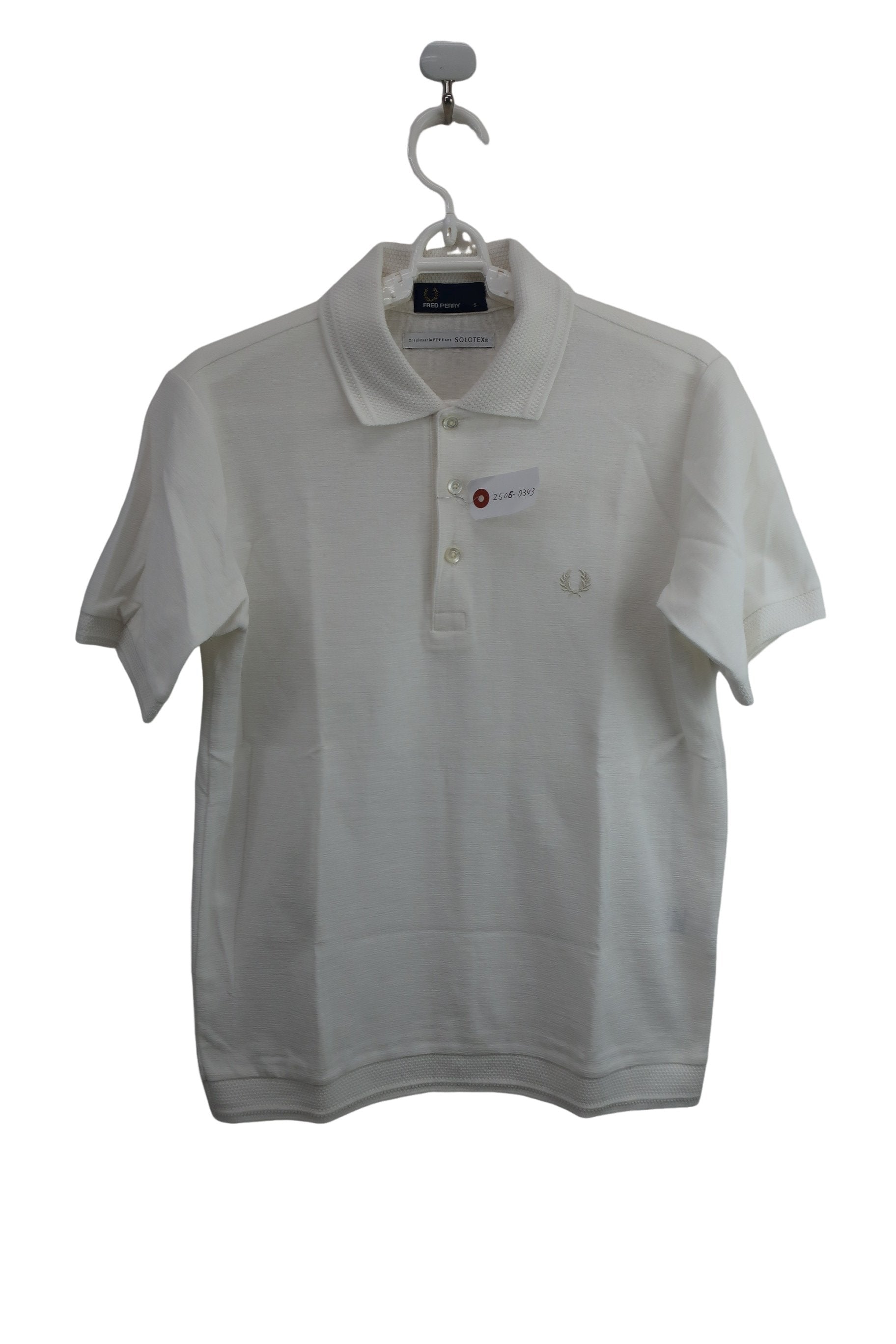 FRED PERRY(フレッドペリー) ポロシャツ 白 メンズ S A-1