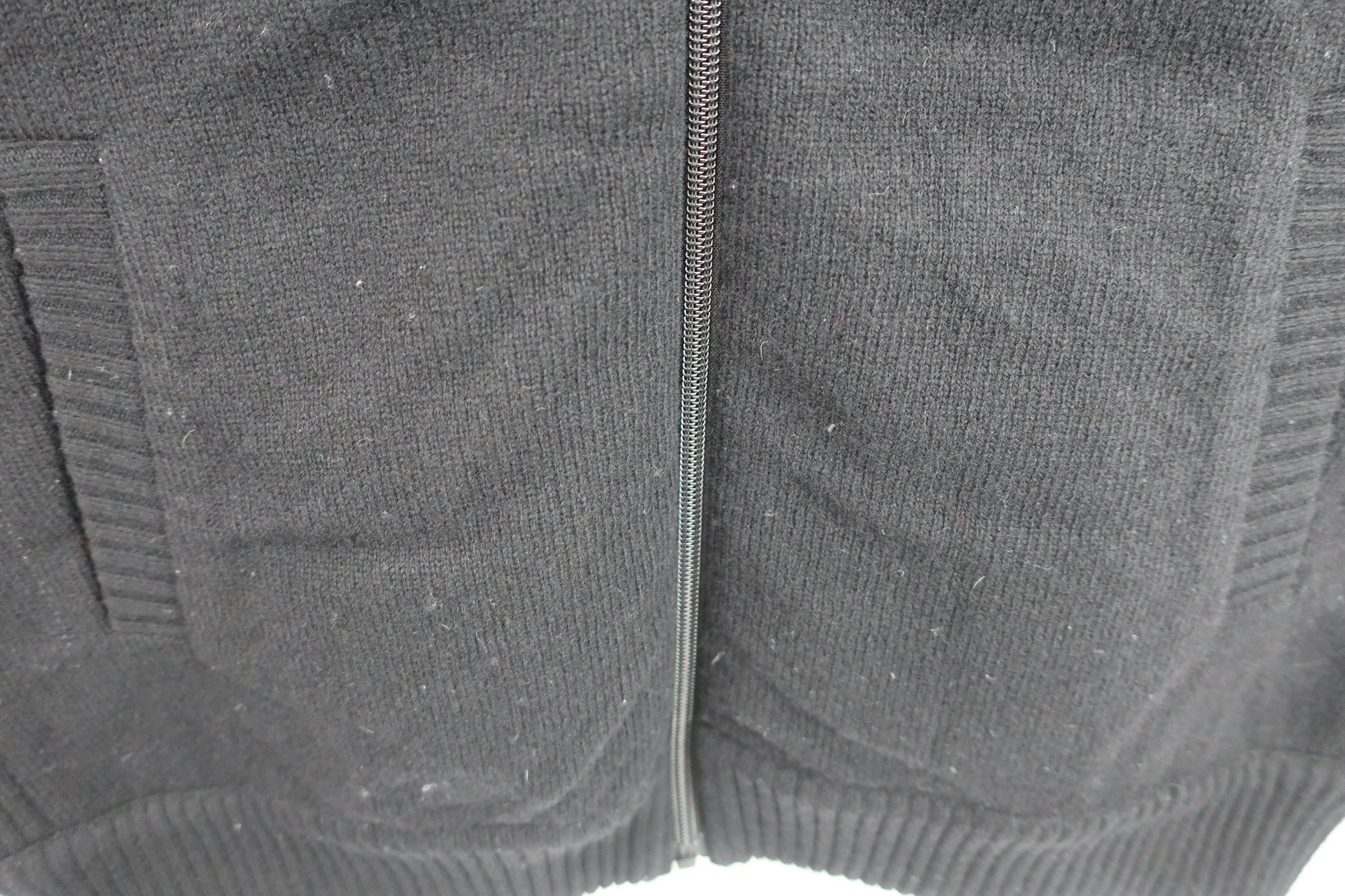 Munsingwear(マンシングウェア) 切り替えナイロンニットベスト&スカート セットアップ 黒 レディース LL A-4