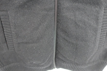 Munsingwear(マンシングウェア) 切り替えナイロンニットベスト&スカート セットアップ 黒 レディース LL A-4