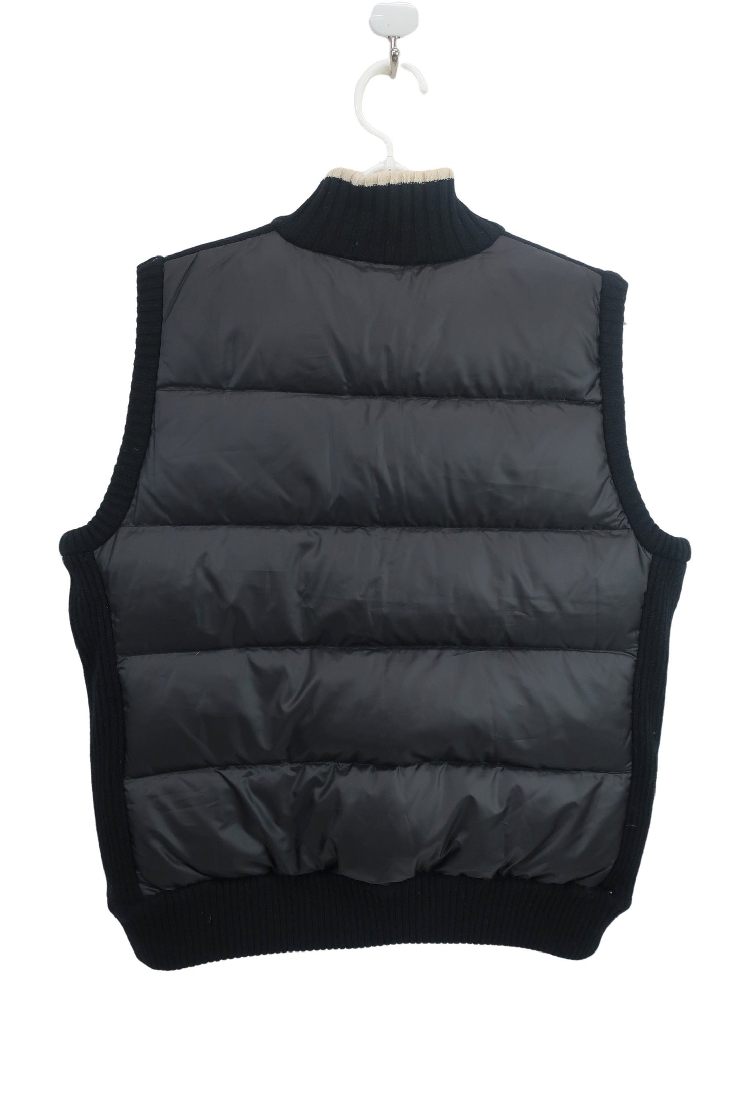 Munsingwear(マンシングウェア) 切り替えナイロンニットベスト&スカート セットアップ 黒 レディース LL A-5