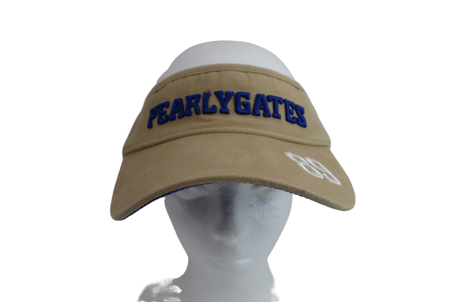 PEARLY GATES(パーリーゲイツ) サンバイザー ベージュ レディース フリーサイズ 053-8187008 A-1