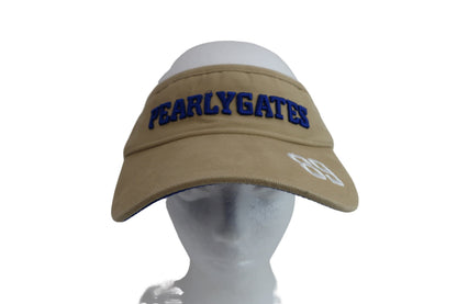 PEARLY GATES(パーリーゲイツ) サンバイザー ベージュ レディース フリーサイズ 053-8187008 A-1