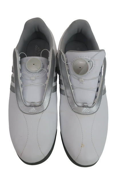 adidas(アディダス) ダイヤル式ゴルフシューズ 白シルバー レディース 24.0cm EVN791001 B-1
