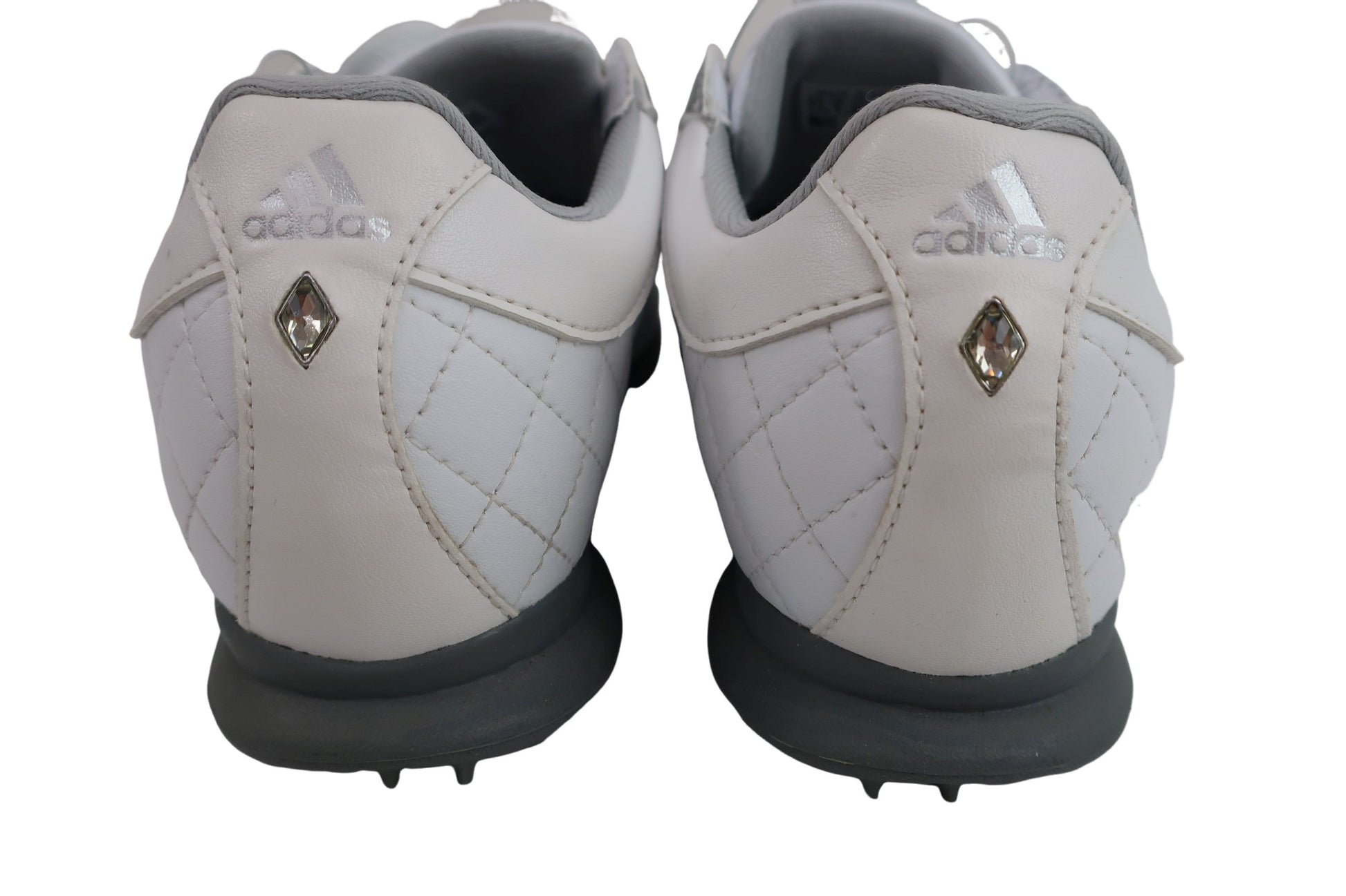 adidas(アディダス) ダイヤル式ゴルフシューズ 白シルバー レディース 24.0cm EVN791001 B-3