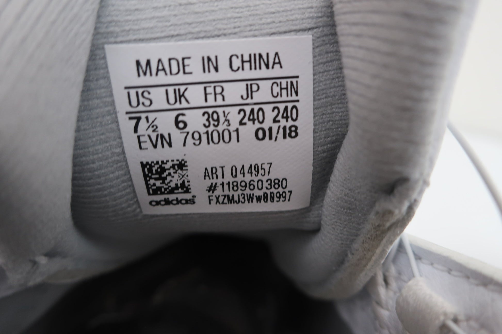 adidas(アディダス) ダイヤル式ゴルフシューズ 白シルバー レディース 24.0cm EVN791001 B-9