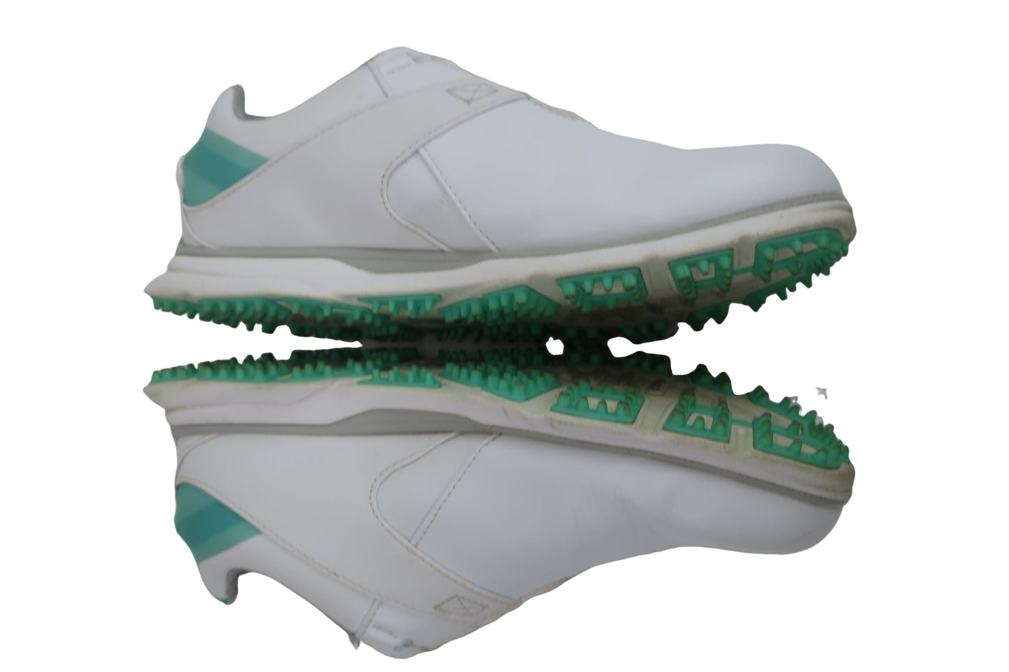 FOOTJOY(フットジョイ) ダイヤル式スパイクレスゴルフシューズ 白ミントグリーン レディース 24.0cm 98127J A-4